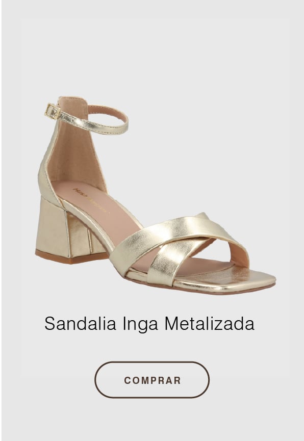 Sandalia Inga Metalizada